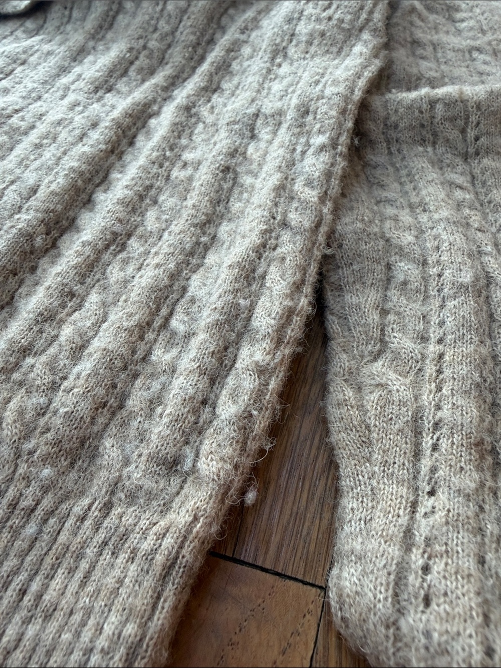 Doen Azaria Sweater Ruffled Rib Knit XS - Picture 9 of 9